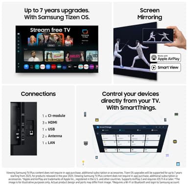Samsung 43" U8095F 4K älytelevisio (2025)