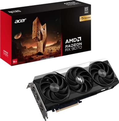 Acer Nitro Radeon RX 9070 OC 16 GB näytönohjain