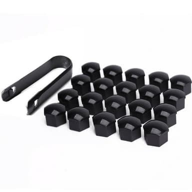 Pyörän mutterin suojus irrotustyökalulla, 20 kpl 21 mm