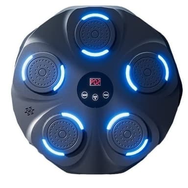 Älykäs Bluetooth-nyrkkeilylaite LED-valoilla ja musiikilla – Seinäkiinnitteinen Interaktiivinen Harjoittelukohde Aikuisille