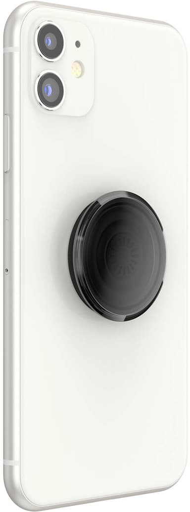 Popsockets puhelinpidike (läpikuultava musta)