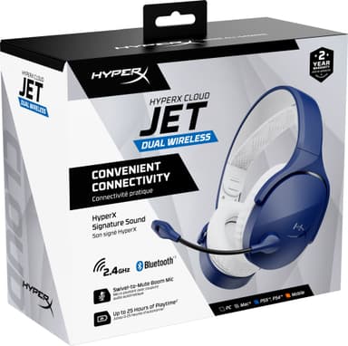 HyperX Cloud Jet langattomat pelikuulokkeet (sininen)
