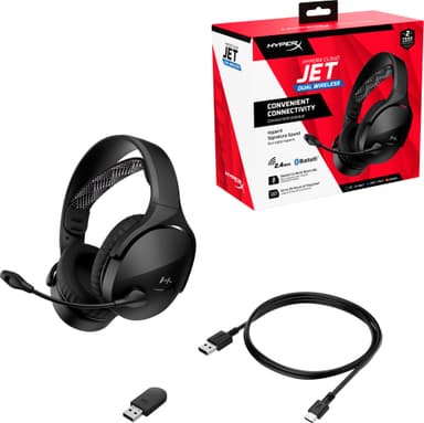 HyperX Cloud Jet langattomat pelikuulokkeet (musta)