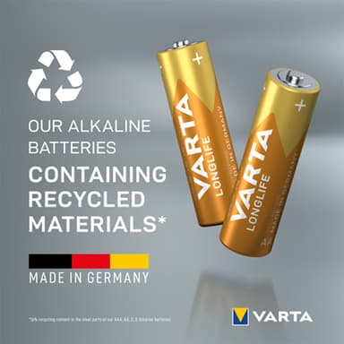 Varta Longlife Power AA paristot 7042380 16 kpl (keltainen)