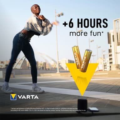 Varta Longlife Power AA paristot 7042380 16 kpl (keltainen)