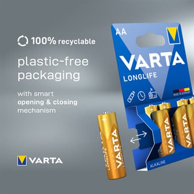 Varta Longlife Power AA paristot 7042380 16 kpl (keltainen)
