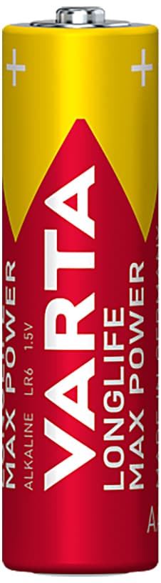 Varta Longlife Power AA paristo 7042378 10 kpl (punainen)