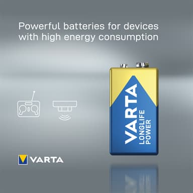 Varta Longlife Power 9V paristo (1 kpl)