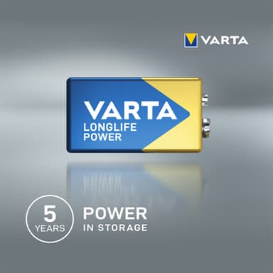 Varta Longlife Power 9V paristo (1 kpl)