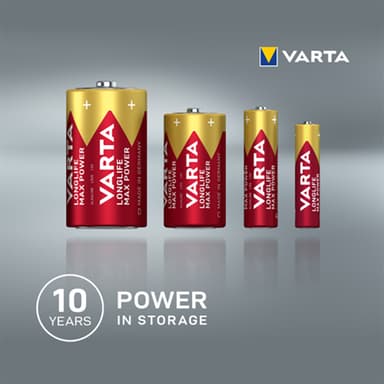 Varta Longlife Max Power AAA paristot (4 kpl)