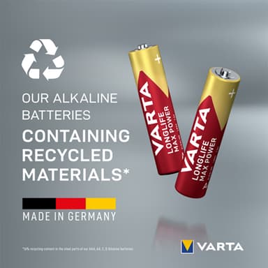 Varta Longlife Max Power AAA paristot (4 kpl)