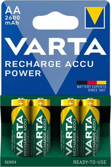 Varta Power 2600 mAh AA paristot (4 kpl)