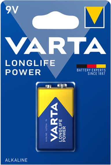 Varta Longlife Power 9V paristo (1 kpl)