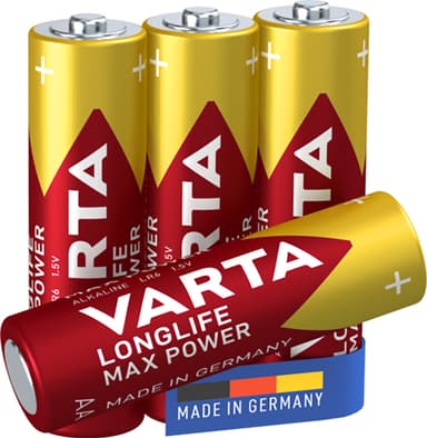 Varta Longlife Max Power AA paristot (4 kpl)