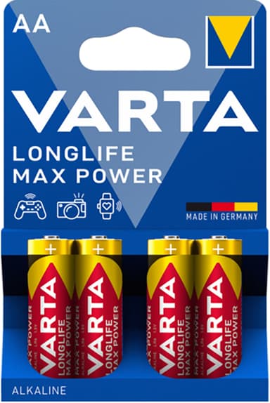 Varta Longlife Max Power AA paristot (4 kpl)