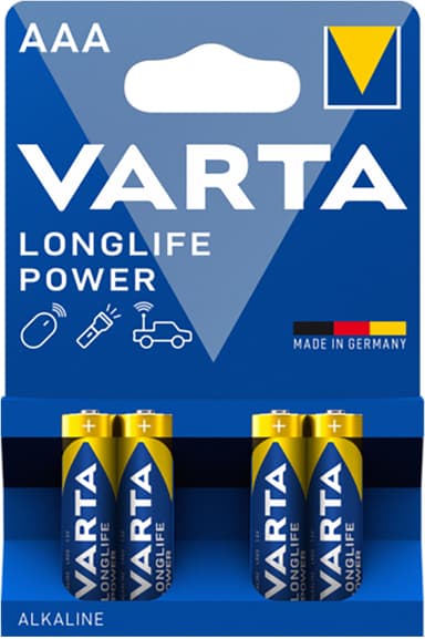 Varta Longlife Power AAA paristot (4 kpl)