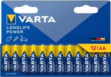 Varta Longlife Power AA paristot 7042370 12 kpl (sininen)