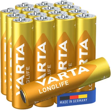 Varta Longlife Power AAA paristot 7042381 16 kpl (keltainen)