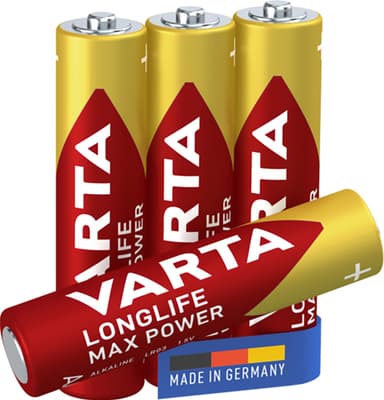 Varta Longlife Max Power AAA paristot (4 kpl)