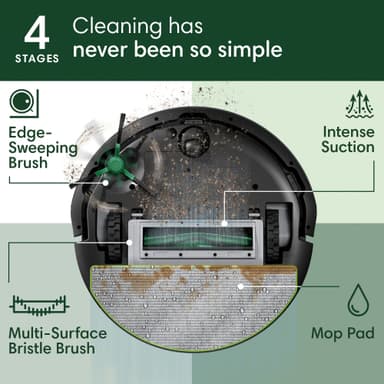 iRobot Roomba Combo 105 robotti-imuri Y311040 (musta)