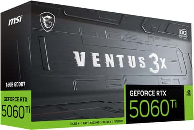 MSI GeForce RTX 5060 Ti 16G VENTUS 3X OC näytönohjain