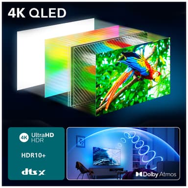 Philips 43” PUS8500 4K QLED älytelevisio (2025)