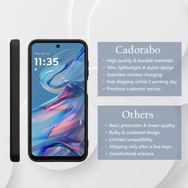 Motorola Moto G45 Suojakuori Kotelo Case (musta)