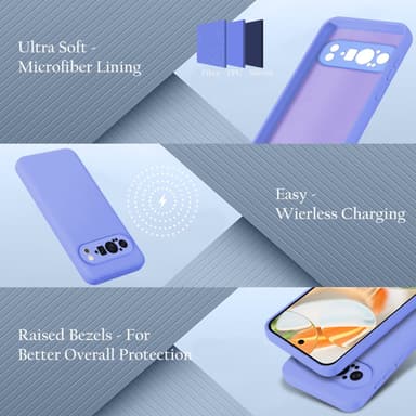 Google Pixel 9 PRO Suojakuori Kotelo Case (violetti)