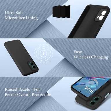 Motorola Moto G45 Suojakuori Kotelo Case (musta)