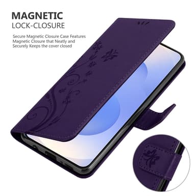 Samsung Galaxy S25 Suojakuori Lompakkokotelo Kukka
