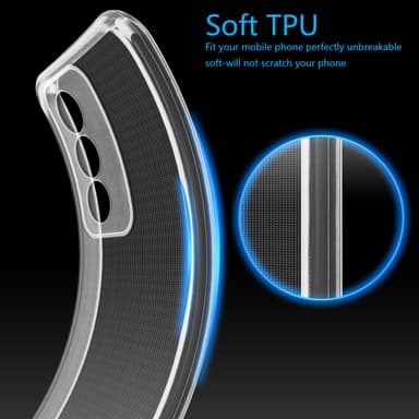 OPPO A80 / A3 Suojakuori Kotelo Case (Läpinäkyvä)