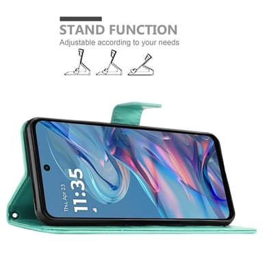 Motorola Moto G45 Suojakuori Lompakkokotelo Kukka