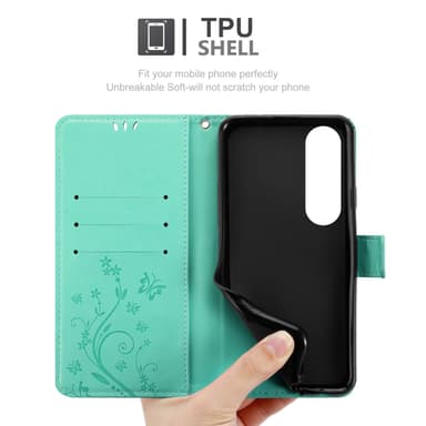 OnePlus Nord CE4 Lite Suojakuori Lompakkokotelo Kukka