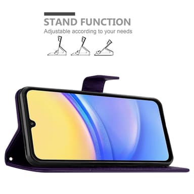 Samsung Galaxy A16 Suojakuori Lompakkokotelo Kukka