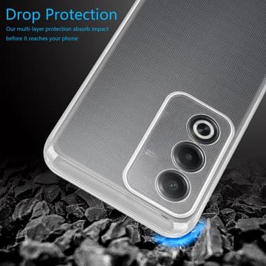 OPPO A80 / A3 Suojakuori Kotelo Case (Läpinäkyvä)
