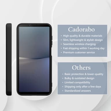 Sony Xperia 10 V Suojakuori Kotelo Case (musta)
