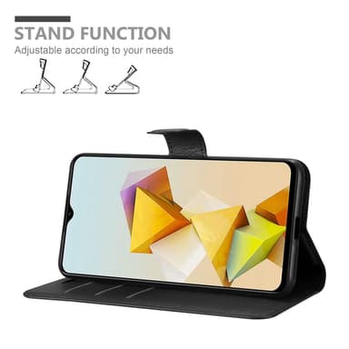 ZTE Blade A73 5G Suojakuori Lompakkokotelo (Musta)
