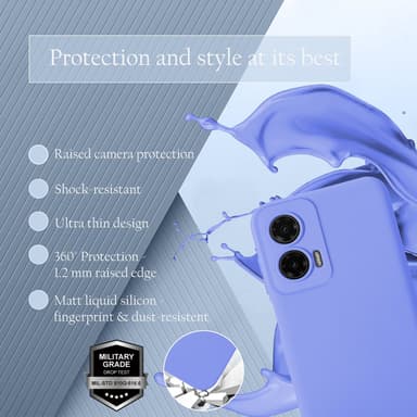 Motorola Moto G35 Suojakuori Kotelo Case (violetti)