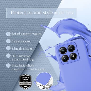 Xiaomi 14T Pro Suojakuori Kotelo Case (violetti)