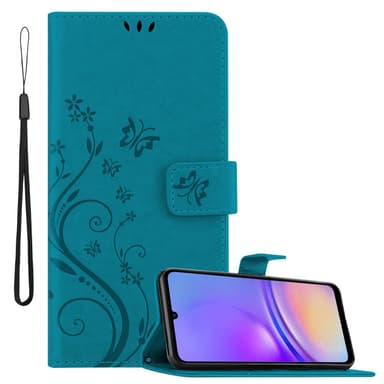 Samsung Galaxy A06 Suojakuori Lompakkokotelo Kukka
