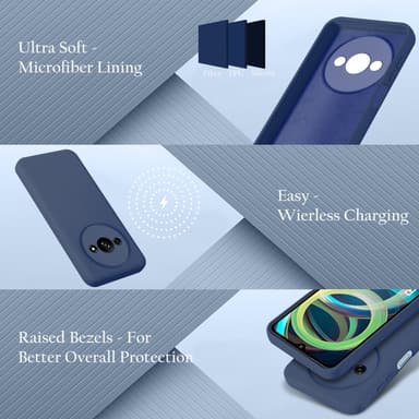 Xiaomi RedMi A3 / A3X Suojakuori Kotelo Case (sininen)