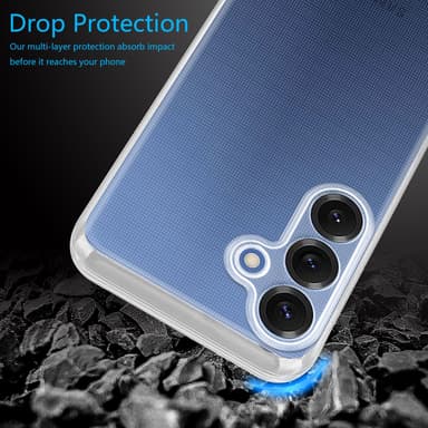 Samsung Galaxy S25 Suojakuori Kotelo Case (Läpinäkyvä)