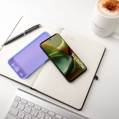 Motorola Moto G15 Suojakuori Kotelo Case (violetti)