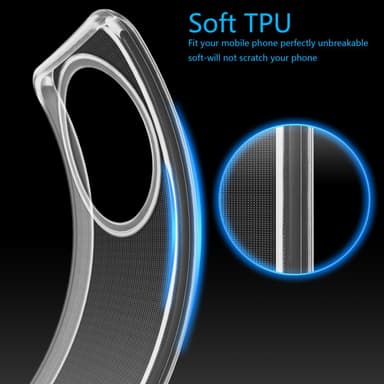 ZTE Blade A75 5G Suojakuori Kotelo Case (Läpinäkyvä)