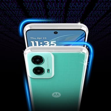 Motorola Moto G45 Suojakuori Kotelo Case (Läpinäkyvä)