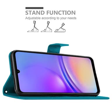 Samsung Galaxy A06 Suojakuori Lompakkokotelo Kukka