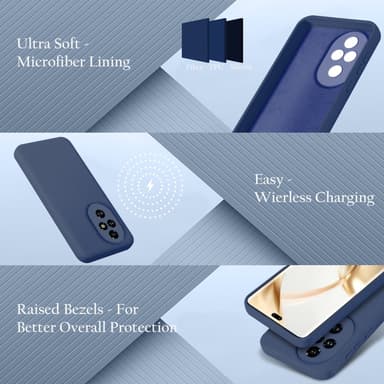 Honor 200 Pro Suojakuori Kotelo Case (sininen)