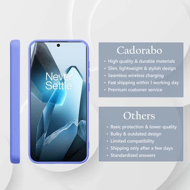 OnePlus 13 Suojakuori Kotelo Case (violetti)