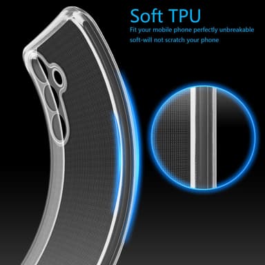 Samsung Galaxy S25 Suojakuori Kotelo Case (Läpinäkyvä)