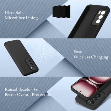 Oppo Reno 12 Pro Suojakuori Kotelo Case (musta)